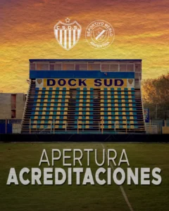 Acreditaciones Dock Sud vs Deportivo Merlo