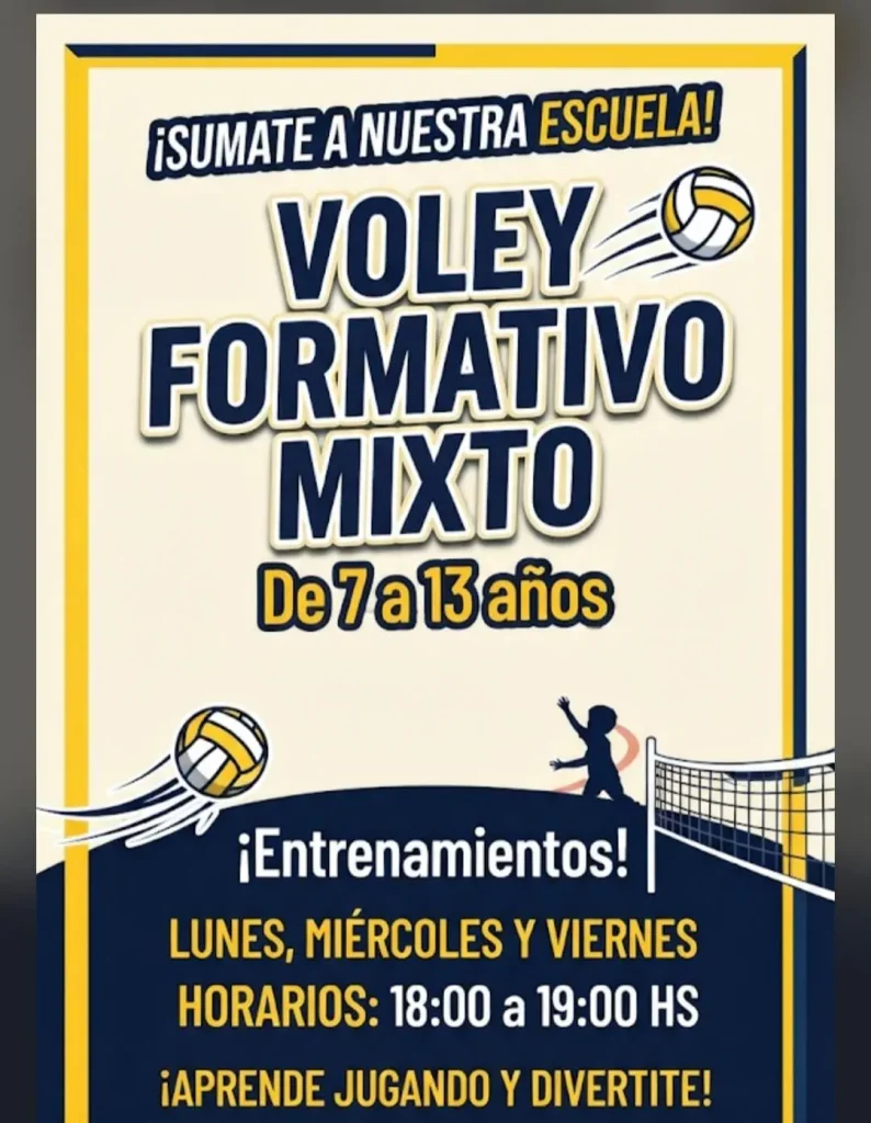 Escuela de Voley Formativo Mixto
